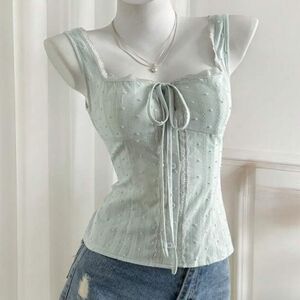 SHEIN Lace-Up Camisole Top Size XS